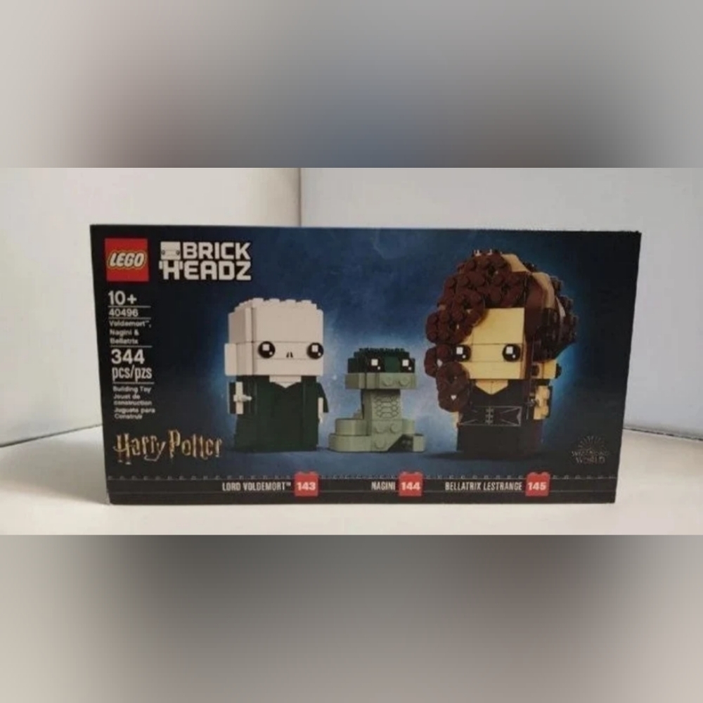 Lego Harry Potter Brick Headz 40496 Lord Voldemort Nagini Bellatrix NWT Building